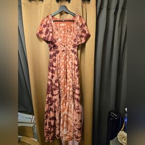 Young Fabulous and Broke size small mara tie-dye dress